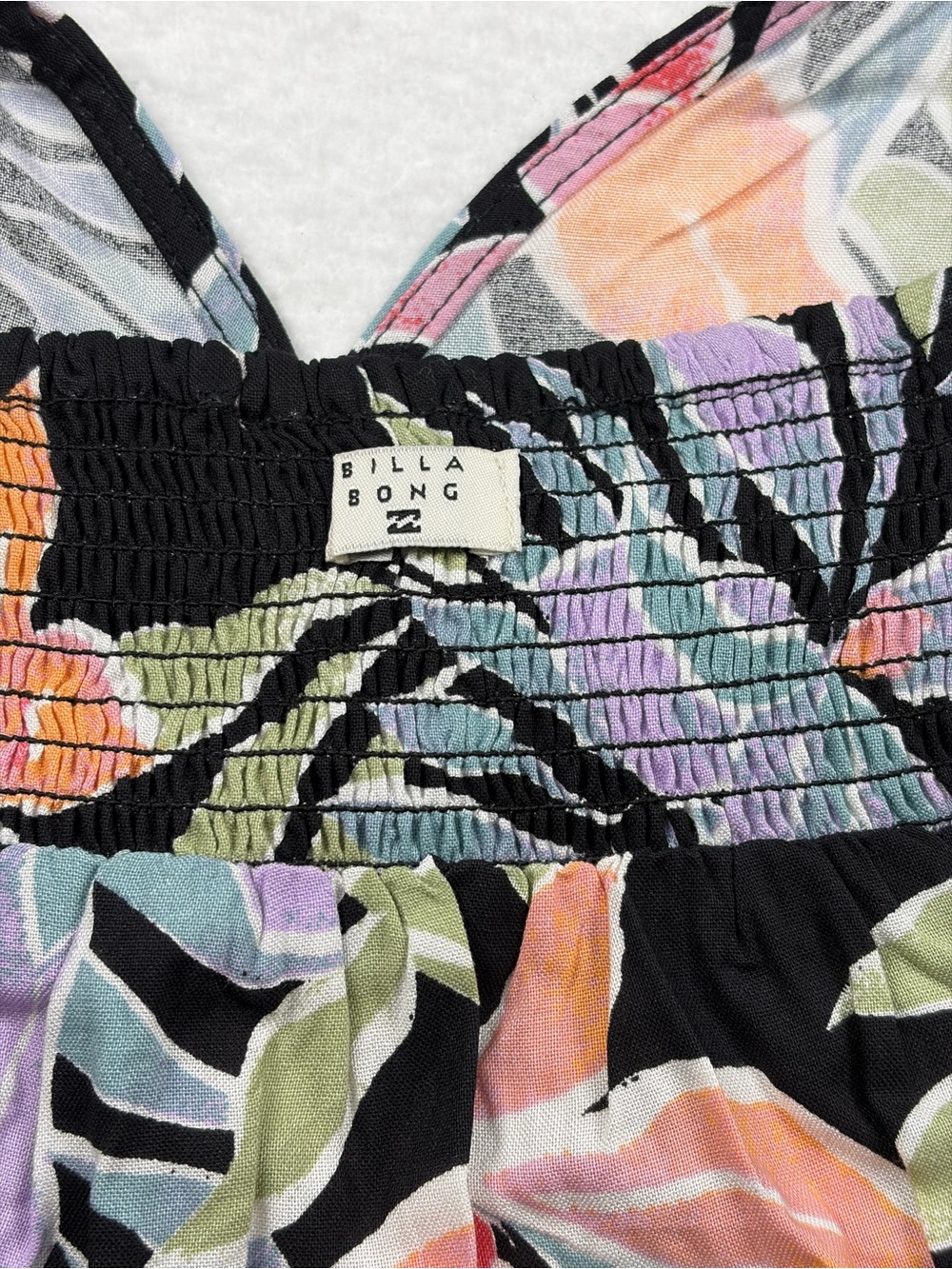 Billabong | Black Floral Carefree Camisole XL - Picture 8 of 8